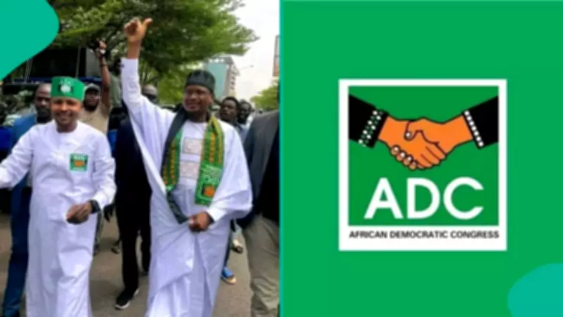ADC Factional Leader Nafiu Bala Protests at INEC, Demands Recognition as Chairman