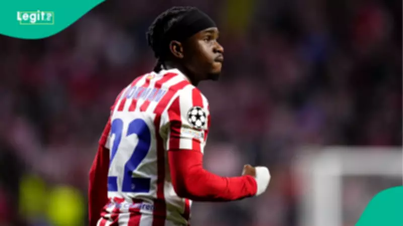 Ademola Lookman Reacts After Goal Sends Atletico Madrid to Champions League Semi-final