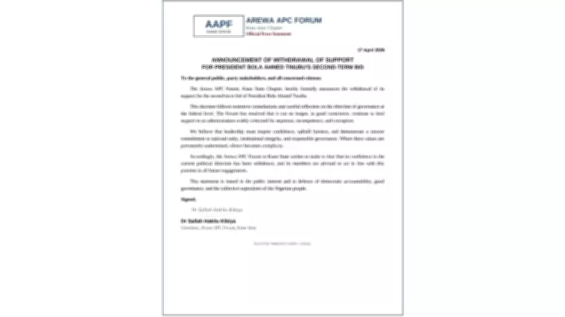 Arewa APC Forum in Kano Withdraws Support for President Tinubu's Second Term