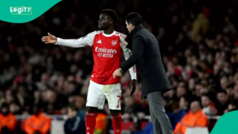 Arteta Confirms Saka Out, Updates on 4 Others Ahead of Crucial Man City Clash
