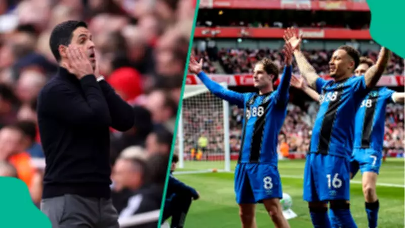 Arteta Reacts to Arsenal's Shocking Loss to Bournemouth in Premier League Title Race