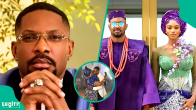 BBNaija Cross Kisses Mother on Lips at Wedding Sparks Debate Online