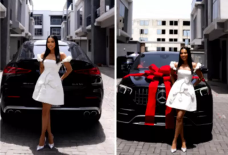 BBNaija Star Nini Acquires a Mercedes-Benz, Shares Photos Online