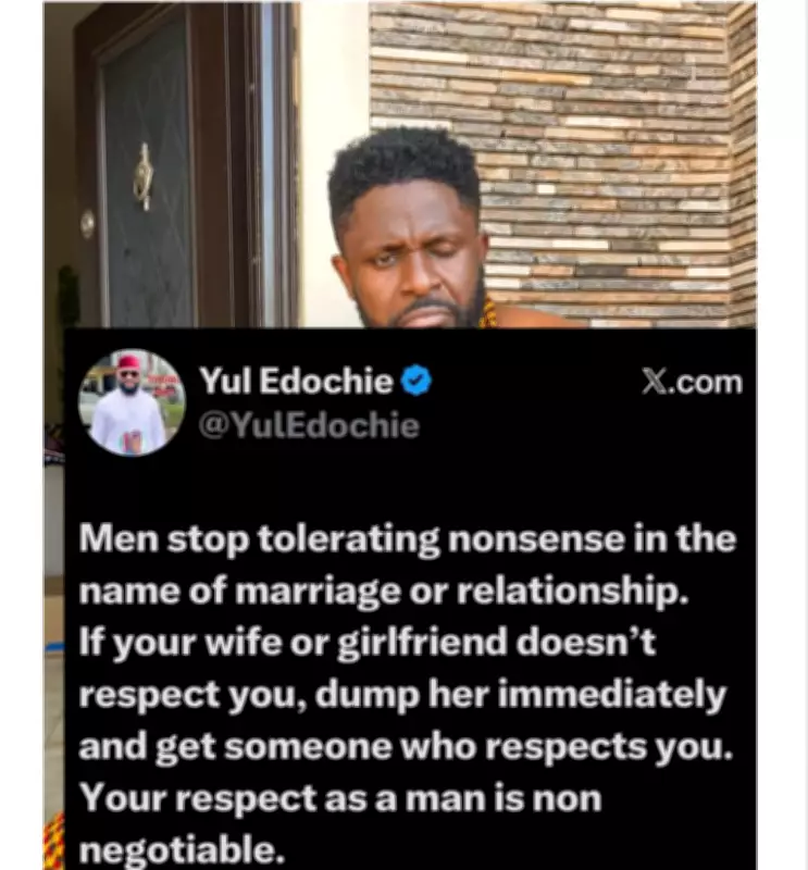 Businessman Challenges Yul Edochie's View on Respect in Marriage