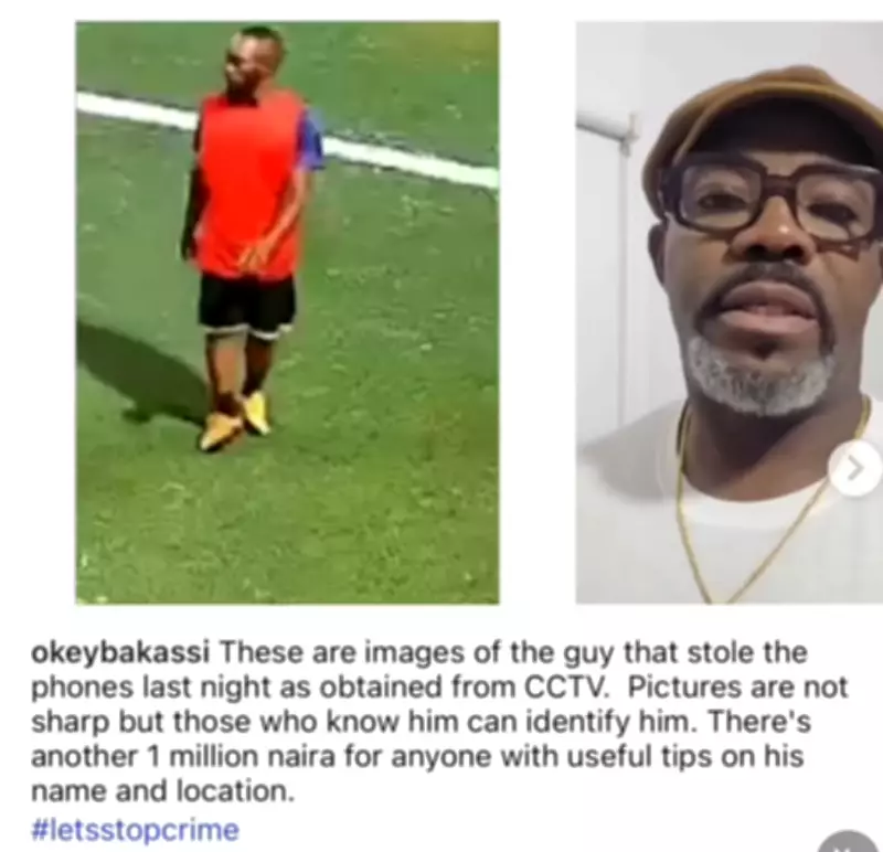 Comedian Okey Bakassi Offers ₦1 Million Reward for Suspect in Ikoyi Phone Theft
