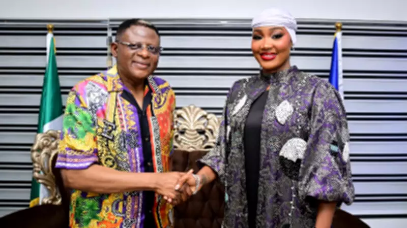 Cross River Governor Otu Meets BBNaija Star Sultana, Plans Creative Economy Partnership