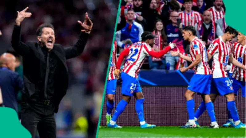 Diego Simeone Reacts as Ademola Lookman Sends Atletico to Champions League Semi-final