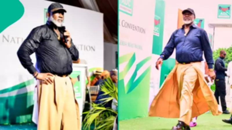 Dino Melaye Responds to Fashion Criticism After ADC Convention Outfit Backlash