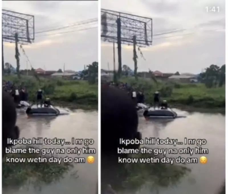 Driver Refuses Rescue After Car Plunges into Ikpoba Hill River in Edo State