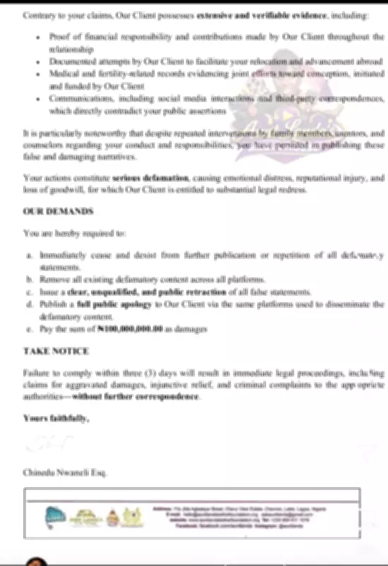 Ex-Wife of OAP Roby Ekpo Issues Cease and Desist Over False Claims