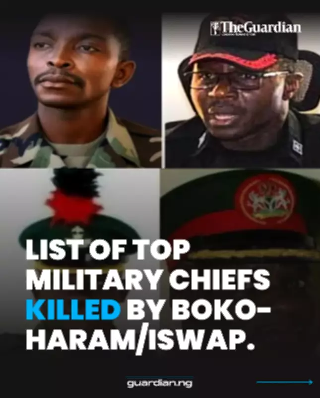 Five Top Nigerian Military Officers Killed by Boko Haram and ISWAP Insurgency