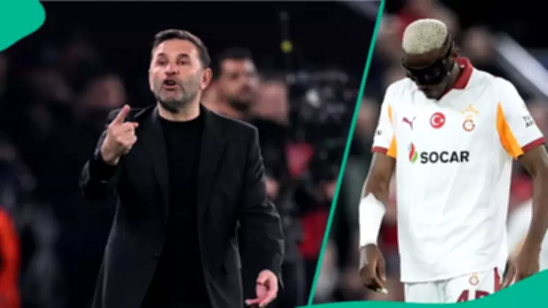 Galatasaray Coach Okan Buruk Reacts to Defeat Without Injured Victor Osimhen