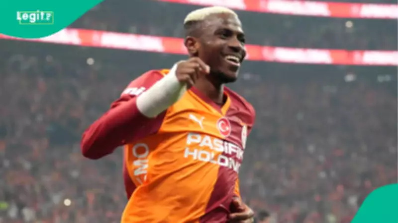 Galatasaray Doctor Praises Osimhen After Injury Return Against Fenerbahce