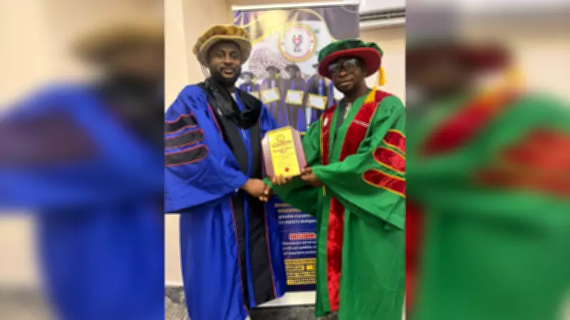 Iweka Inducted as Fellow of Humanitarian and Disaster Management Institute