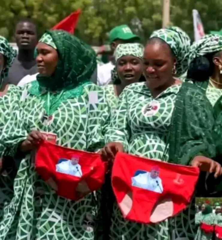 Kano Governor Distributes Branded Panties as Campaign Materials