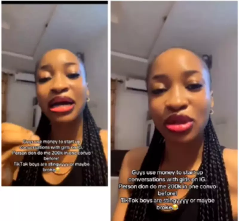 Lady Reveals Earning Up to ₦200K from Instagram Admirers, Calls TikTok Users 'Broke'