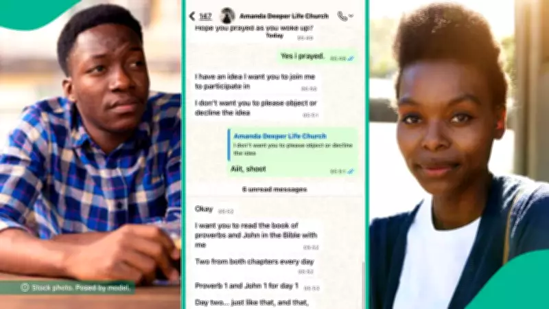 Man Speechless After Deeper Life Church Lady Sends Bible Study WhatsApp Message