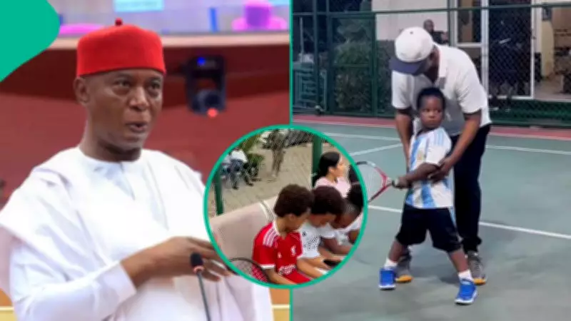 Ned Nwoko Shares Family Bonding Video Amid Busy Schedule, Featuring Regina Daniels' Sons