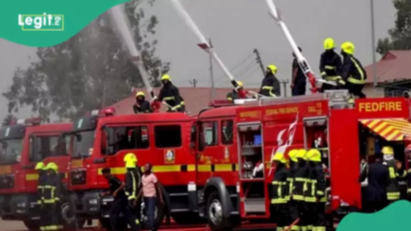 Nigeria Fire Service Responds to Late-Night Blaze at UBA House in Lagos