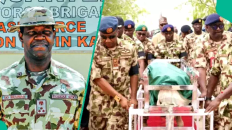 Nigerian Army Buries General, Officers Killed in Borno Attack with Full Military Honors