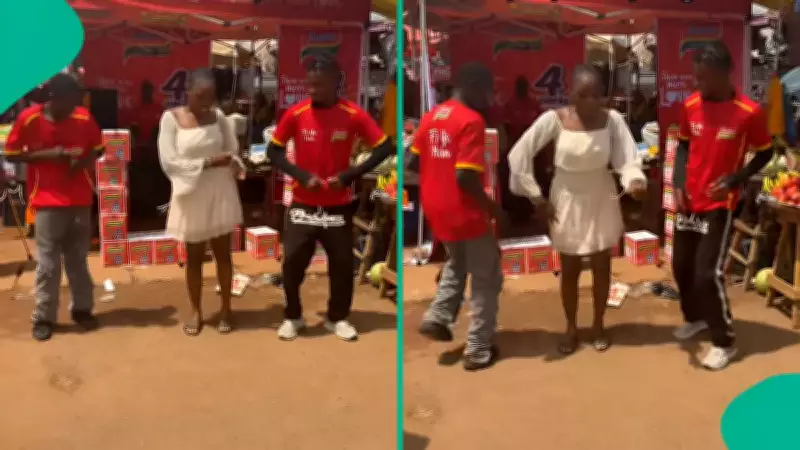 Nigerian Lady's Viral Street Dance with Indomie Vendors Sparks Joy Online