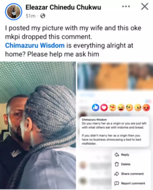 Nigerian Man Confronts Facebook User Over Insulting 'Leftover' Comment About His Wife