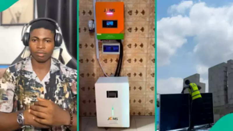 Nigerian Man Details N10 Million 11kVA Solar Setup After Landlord's Roof Ban