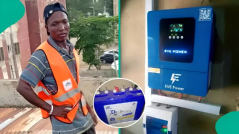 Nigerian Man's Solar Inverter Battery Lasts Only 80 Minutes After 30-Minute Charge