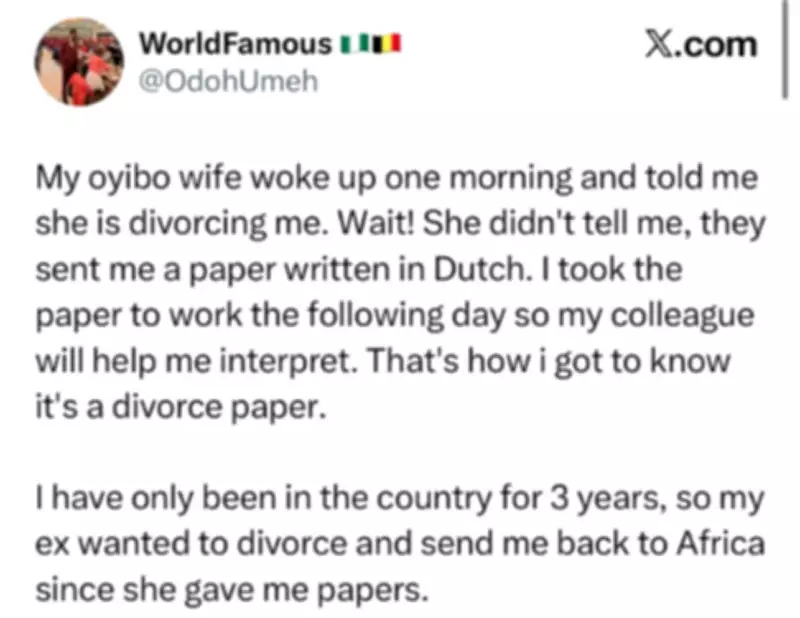 Nigerian Men Share Shocking Divorce Stories from White Spouses Without Explanation