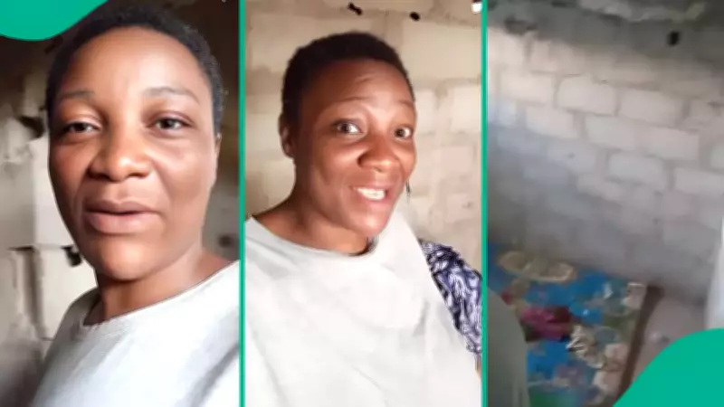 Nigerian Mother Moves Family Into Unfinished Home, Celebrates Freedom from Rent
