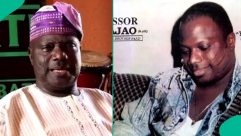 Nigerian Music Mourns: Sir Shina Peters Weeps as Juju Legend Prof. Y.K. Ajao Dies