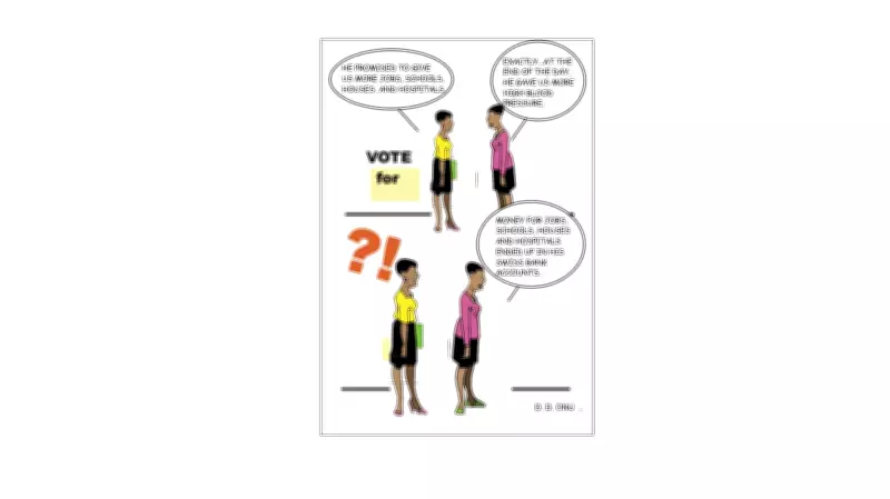 Nigerian Political Cartoon Satirizes Leadership and Governance Challenges