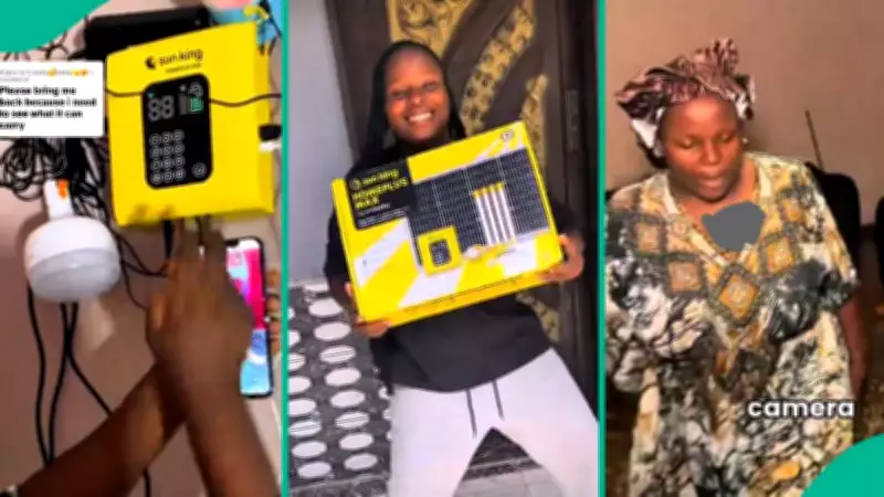 Nigerian POS Vendor Documents Solar Panel Installation Journey in Viral TikTok Video