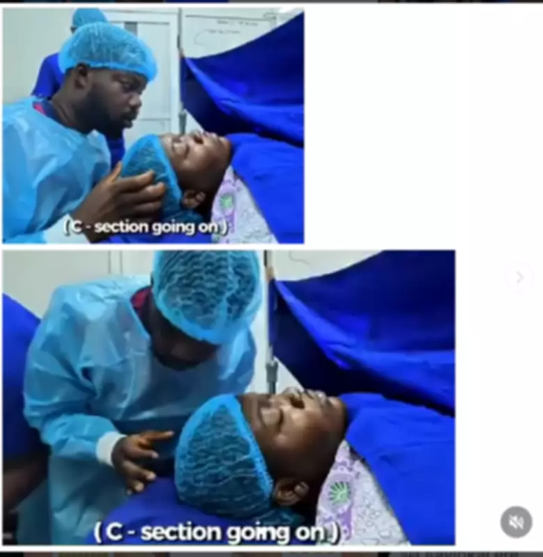 Nigerian Skitmaker Cute Abiola Sparks Debate Over Sharing Wife's C-Section Video