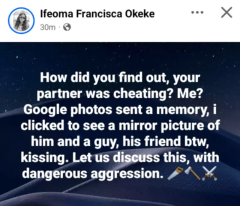 Nigerian Woman Discovers Ex-Boyfriend's Infidelity via Google Photos Memory