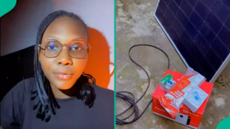 Nigerian Woman Explains Why Solar Panel and Power Tank Failed to Solve Electricity Woes