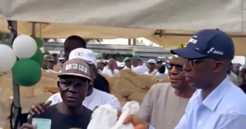 Nigerians Outraged as APC Uses Voter Cards for Rice Distribution Amid Oil Revenue Surge