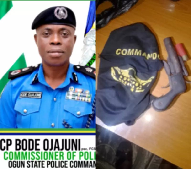 Ogun Police Arrest Father and Son for Illegal Firearm Possession on Shagamu Road