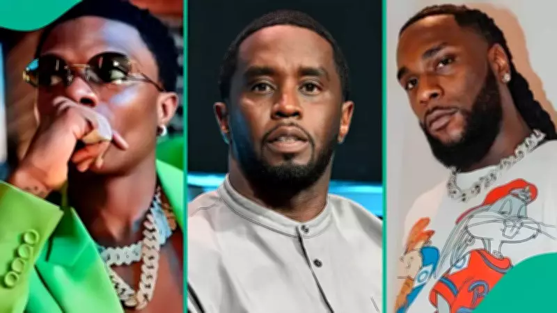 Old Videos of Wizkid and Burna Boy Meeting Diddy Resurface Amid Feud Drama