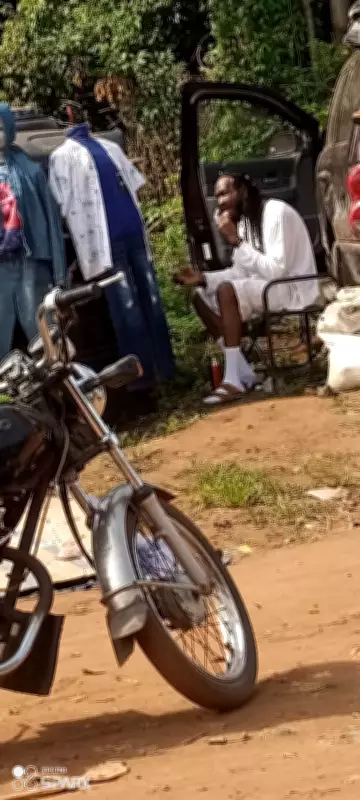 Outrage Over Photo of Ex-Nollywood Star Sylvester Madu Selling Clothes on Roadside