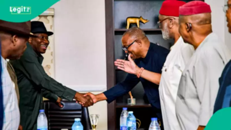 Peter Obi, South East Leaders Meet Jonathan Over 2027 Elections