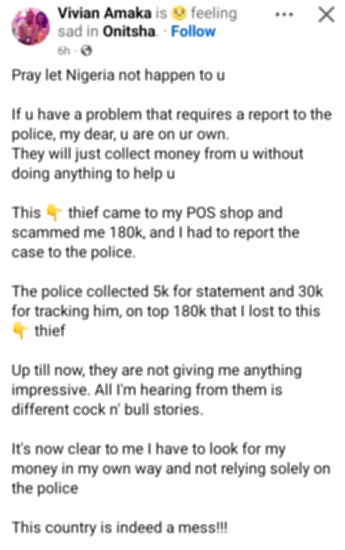 PoS Operator Accuses Police of Inaction After Paying N35,000 to Track Fraudster