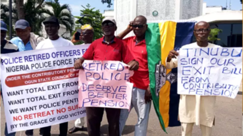 Retired Police Officers in Ogun Protest, Demand Exit from Contributory Pension Scheme