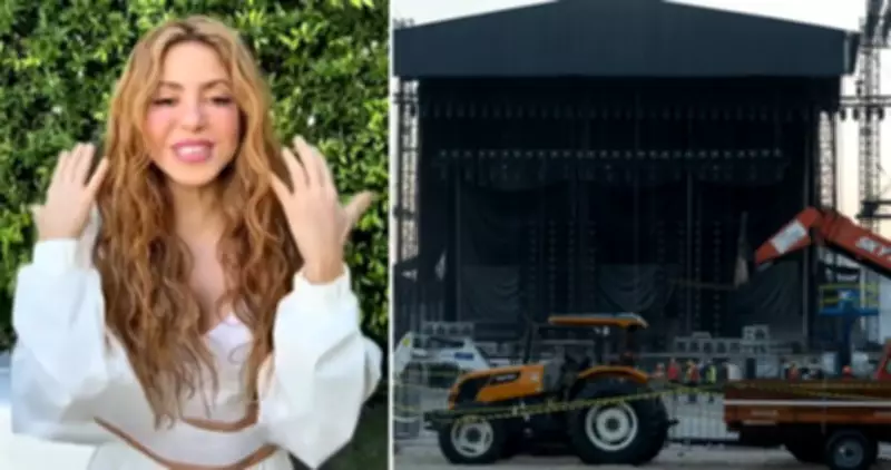 Shakira Crew Member Killed in Stage Accident Before Concert