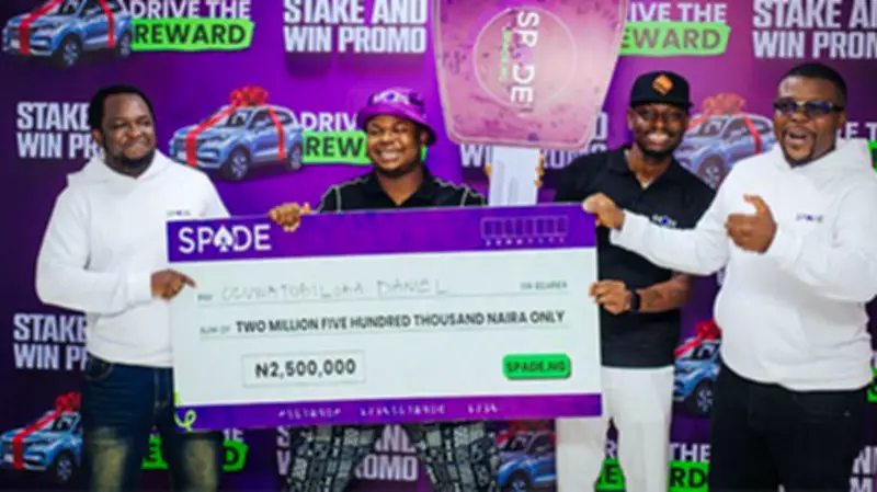 Spade Nigeria's DriveTheReward Winners Celebrate with Car and Cash Prizes