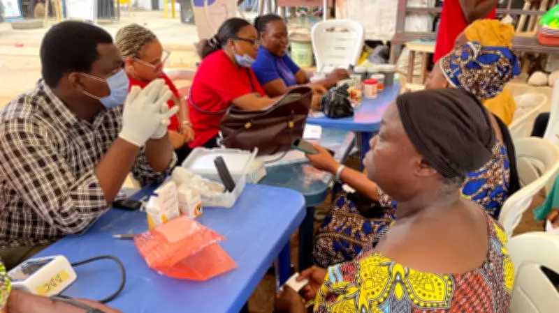 Sytiamo's Free Medical Outreach Benefits 100 Egbeda Market Women