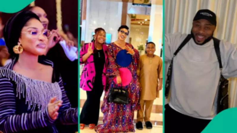 Tonto Dikeh Fuels Reconciliation Rumors with Ex-Husband After Church Outing with Stepdaughter