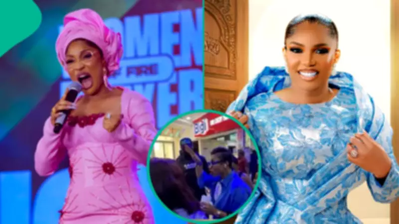 Tonto Dikeh Supports Iyabo Ojo's Movie 'Return of Arinzo' at Cinema