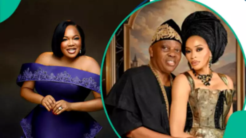 Toyin Abraham Defends Kneeling Gesture to Billionaire Okoyas Amid Social Media Debate