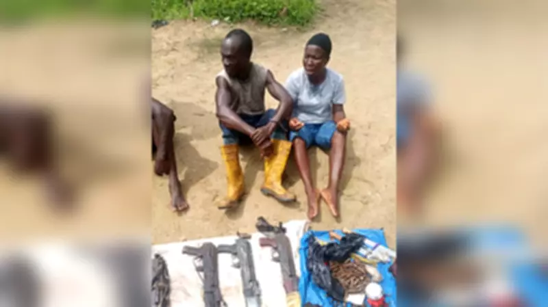 Troops Recover Four AK-47 Rifles, Arrest Two Suspects in Delta Raid